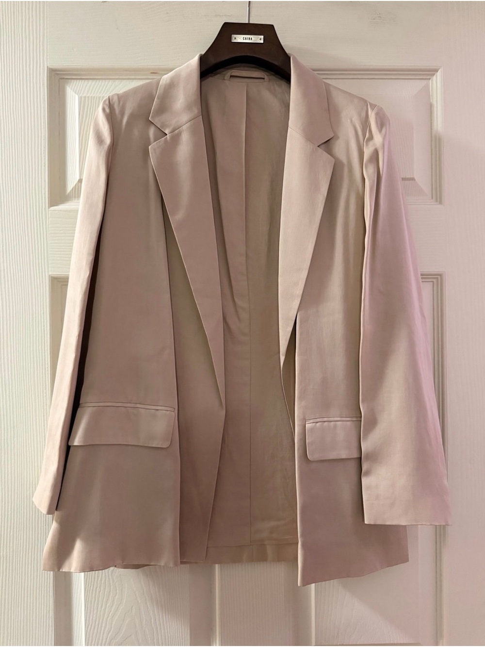 AllSaints Alva Blazer Nude Pink Size US-0 NWT